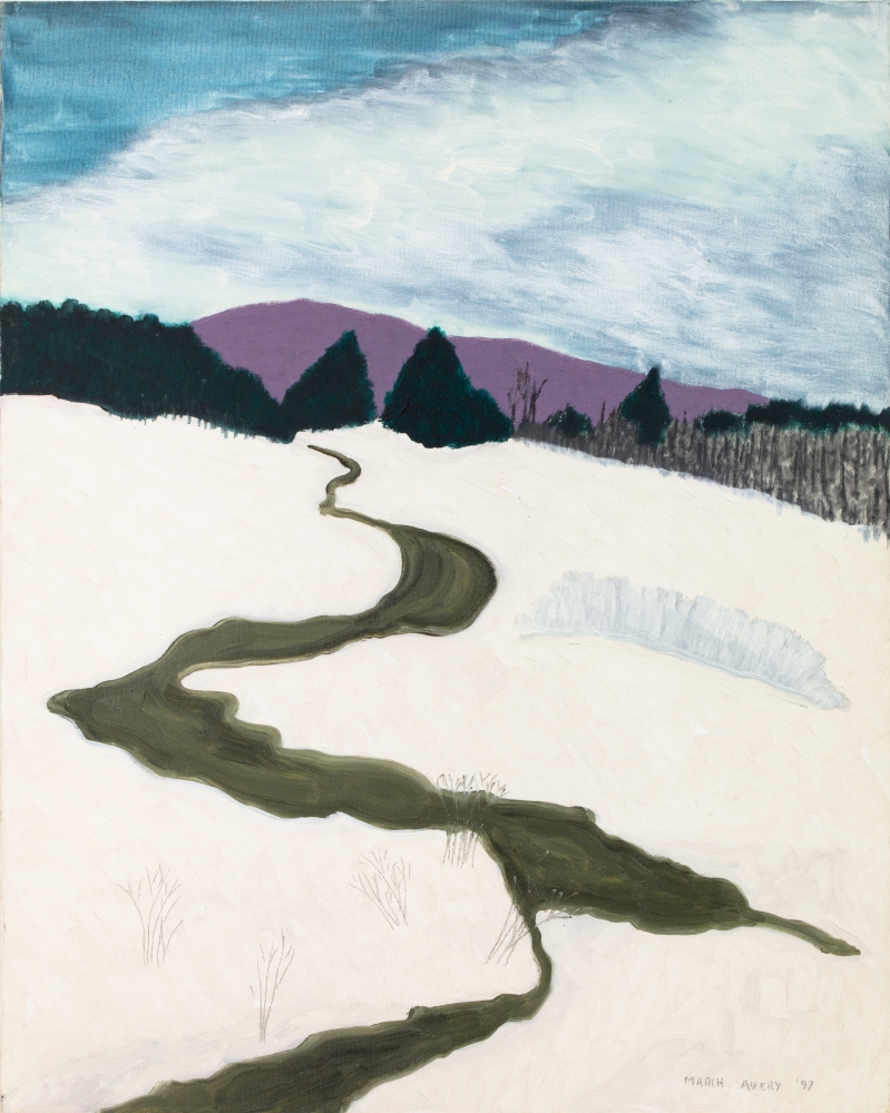 MARCH AVERY (b. 1932), Winter Brook