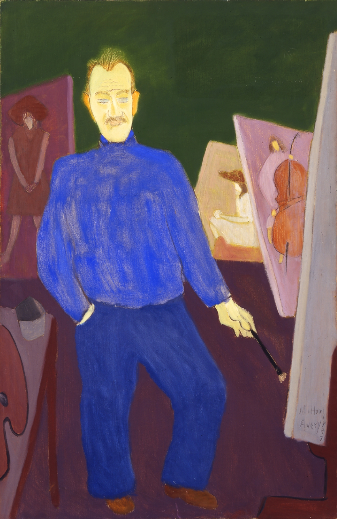 Self-Portrait

1947

Oil on canvas

55 x 36 inches

139.7 x 91.4cm