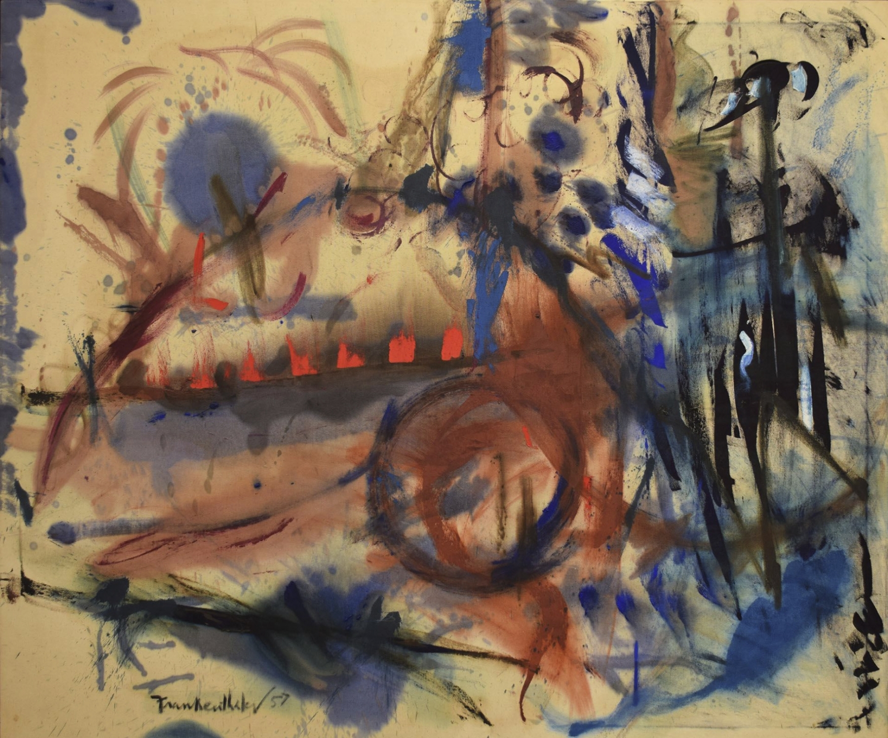 First Blizzard

1957

Oil on canvas

50 x 60 inches

127 x 152.4cm