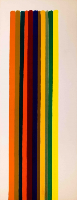 MORRIS LOUIS (American 1912-1962)

Mira

1962

Acrylic on canvas

82.52 x 32.99 inches

209.6 x 83.8cm
